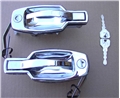 1) HANDLE PAIR with MATCHING LOCKS (CHROME) MK4/1500 up to FM60,006