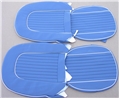 12h) SHADOW BLUE with  WHITE PIPING SEAT KIT MK2 & MK3 SPIT up to FDU31,253