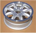 14"  MINILITE REPLICA WHEEL SET SILVER ( includes  nuts ) MK1-MK3 SPIT