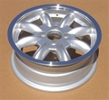 Minator 13"  MINILITE REPLICA WHEEL SET  Silver  (includes  nuts) MK4/1500