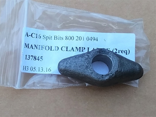 4) MANIFOLD CLAMP LARGE  MK4/1500 (2req)