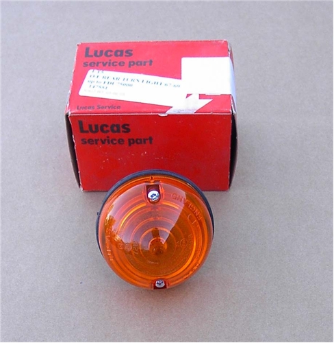 40) REAR TURN LIGHT ASSEMBLY with amber lens MK2 GT6  not 1970  (2req)  