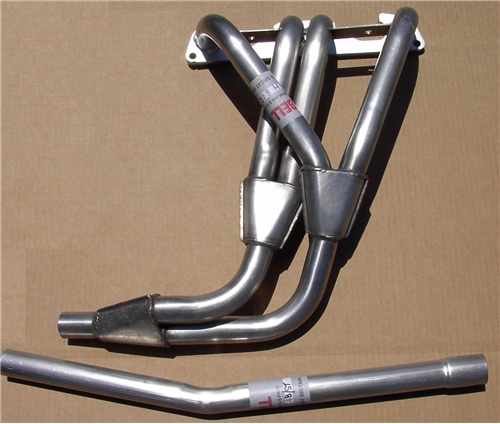 STAINLESS STEEL &quot;BELL&quot; EXHAUST HEADER MK2 SPIT