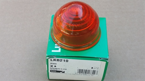 11b) FRONT TURN LAMP LENS AMBER MK1 SPIT up to FC25,310