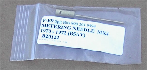 10) METERING NEEDLE  MK4 1970 - 1972 (B5AY)