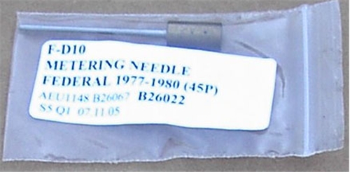 10e) METERING NEEDLE FEDERAL 1500 1977-1980 (45P)