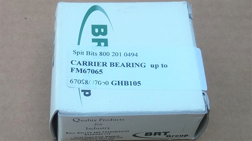 20b) CARRIER BEARING   MK4/1500  up to FM67,065 (2req)
