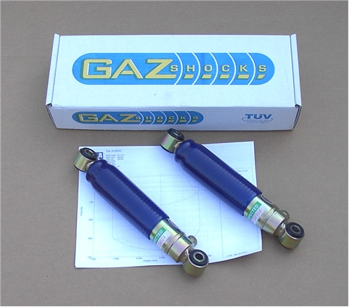 21a) GAZ SHOCK ABSORBER PAIR MK2 GT6 &amp; MK3 up to KF20,000 (1req)