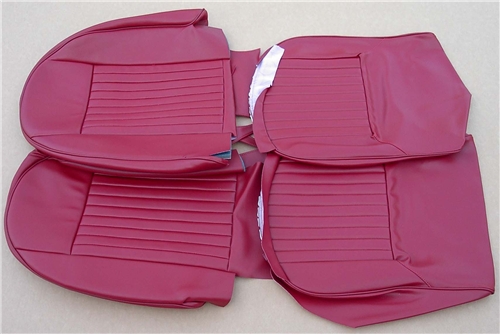 13h) RED SEAT COVER KIT 1500 1973-1976