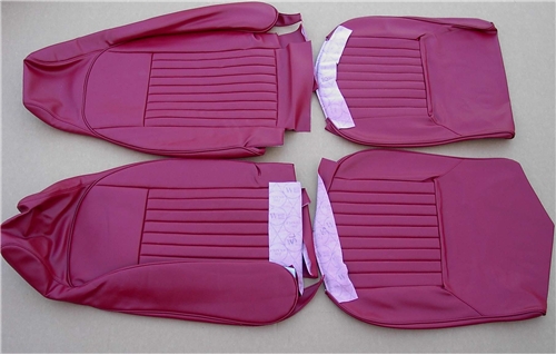 13a) RED SEAT COVER KIT MK4 1971-1972