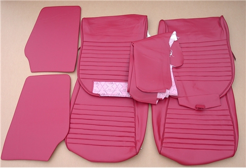 6a) RED LOW BACK SEAT COVER KIT MK1 GT6 (1req)