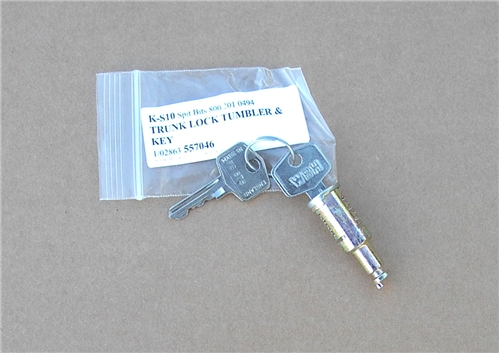 16) TRUNK LOCK TUMBLER &amp; KEY MK1-MK3 SPIT