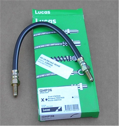 35b) REAR BRAKE HOSE Lucas 1500 (2req)