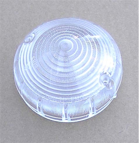10) FRONT TURN LAMP LENS WHITE  MK1 GT6 (2req)